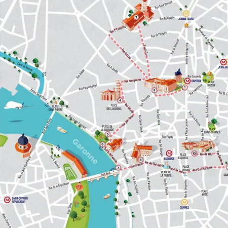 Chartreuse, Clim, Parking, Terrasse Au Calme Toulouse