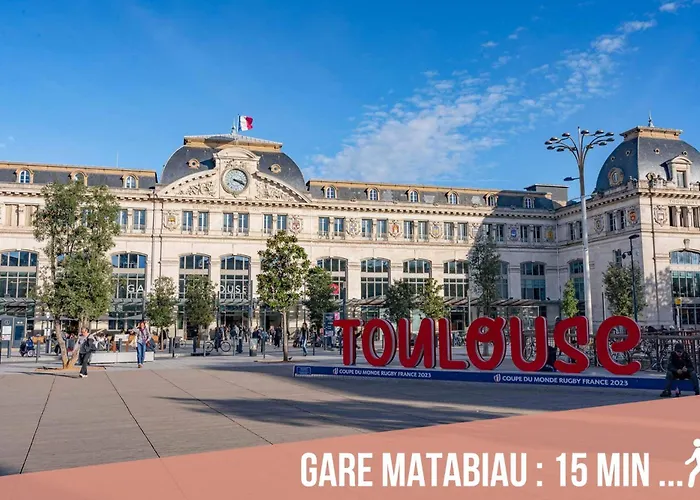 Chartreuse, Clim, Parking, Terrasse Au Calme Toulouse