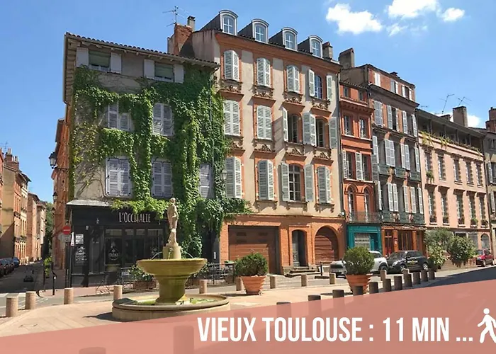 Апартаменты Chartreuse, Clim, Parking, Terrasse Au Calme Тулуза